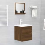 Casa si Gradina - Mobilier - Mobilier baie - Oglinzi baie - Oglinda de baie, stejar maro, 40x10,5x37 cm, lemn compozit - Infinity.ro