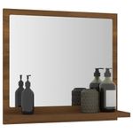 Casa si Gradina - Mobilier - Mobilier baie - Oglinzi baie - Oglinda de baie, stejar maro, 40x10,5x37 cm, lemn compozit - Infinity.ro
