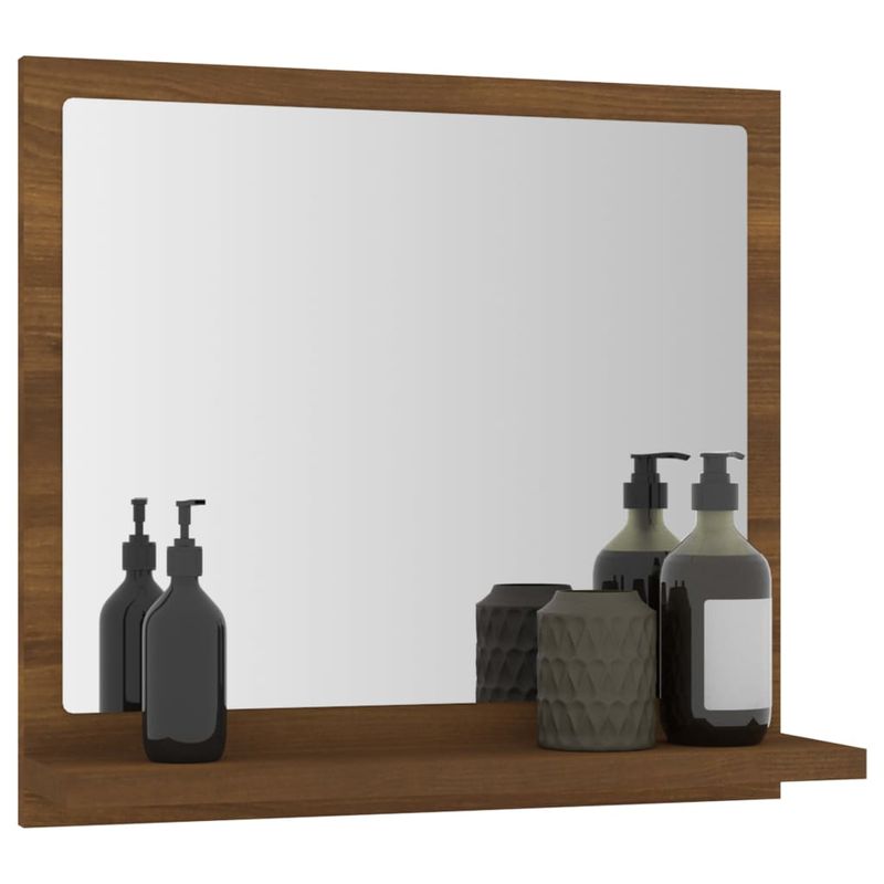 Casa si Gradina - Mobilier - Mobilier baie - Oglinzi baie - Oglinda de baie, stejar maro, 40x10,5x37 cm, lemn compozit - Infinity.ro