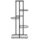 Casa si Gradina - Gradinarit si plante - Plante si ghivece - Ghivece si suporturi - Suport pentru flori cu 5 niveluri, negru, 43x22x98 cm, metal - Infinity.ro