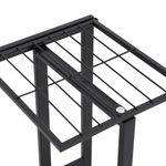 Casa si Gradina - Gradinarit si plante - Plante si ghivece - Ghivece si suporturi - Suport pentru flori cu 5 niveluri, negru, 43x22x98 cm, metal - Infinity.ro