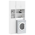 Casa si Gradina - Mobilier - Dulapuri si sifoniere - Dulapuri - Set dulap masina de spalat, alb, lemn prelucrat - Infinity.ro