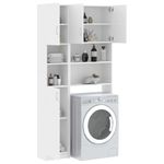 Casa si Gradina - Mobilier - Dulapuri si sifoniere - Dulapuri - Set dulap masina de spalat, alb, lemn prelucrat - Infinity.ro