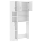 Casa si Gradina - Mobilier - Dulapuri si sifoniere - Dulapuri - Set dulap masina de spalat, alb, lemn prelucrat - Infinity.ro