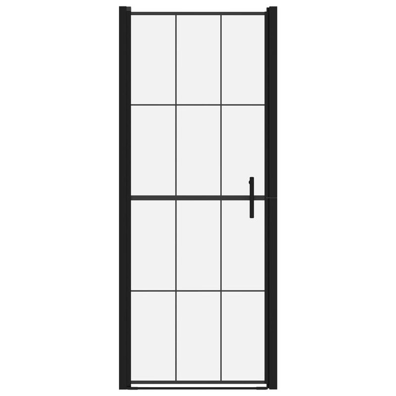 Casa si Gradina - Sanitare - Cazi si cabine de dus - Cabine dus - Usa de dus, negru, 81 x 195 cm, sticla securizata - Infinity.ro