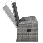 Casa si Gradina - Gradina si terasa - Mobilier exterior - Seturi mobila gradina - Set de masa pentru gradina, 5 piese, gri - Infinity.ro