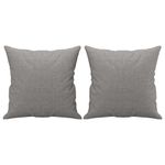 Casa si Gradina - Textile si covoare - Perne si pilote - Perne decorative - Perne decorative, 2 buc., gri deschis, 40x40cm, material textil - Infinity.ro