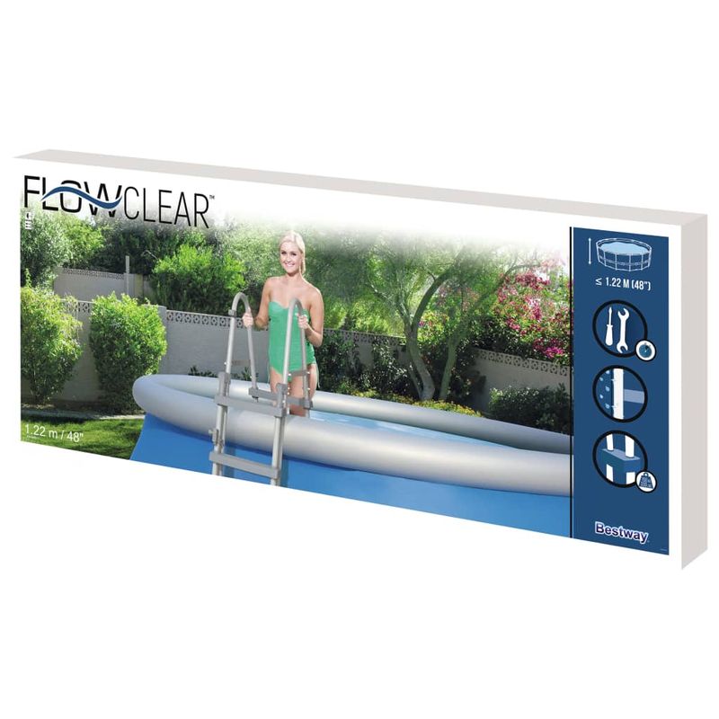 Casa si Gradina - Constructii - Scari si accesorii interioare - Alte accesorii pentru piscine - Bestway Scara pentru piscina cu , 122 cm - Infinity.ro