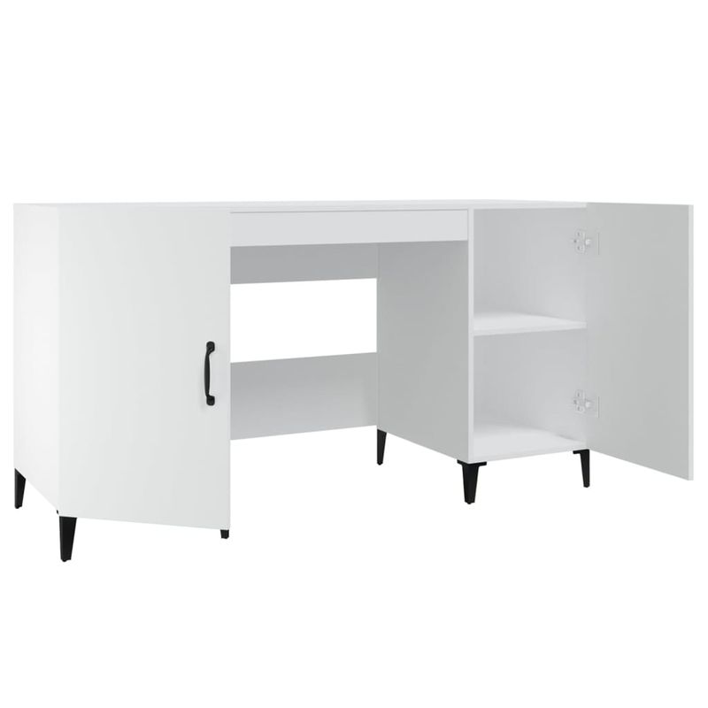Casa si Gradina - Mobilier - Mese si birouri - Birouri - Birou, alb, 140x50x75 cm, lemn compozit - Infinity.ro