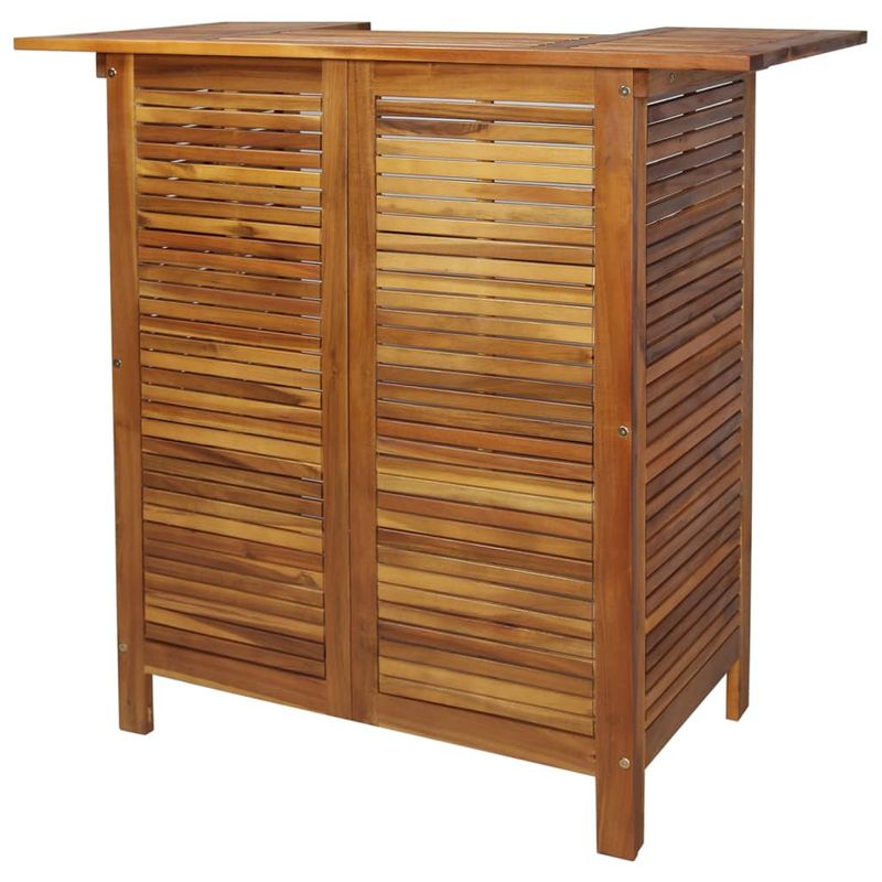 Casa si Gradina - Gradina si terasa - Mobilier exterior - Seturi mobila gradina - Set masa si scaune de bar, 5 piese, lemn masiv de acacia - Infinity.ro