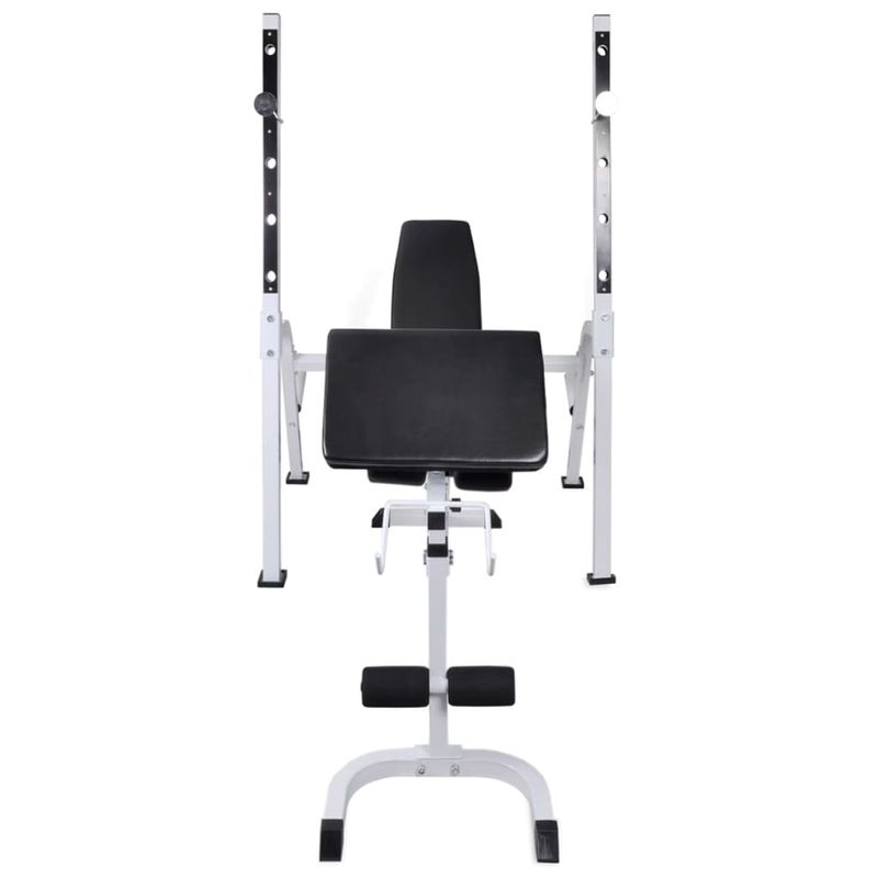 Sport si Outdoor - Fitness - Aparate fitness - Aparate si banci multifunctionale - Banca antrenament rastel greutati, set haltere/gantere, 60,5kg - Infinity.ro