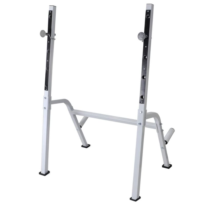 Sport si Outdoor - Fitness - Aparate fitness - Aparate si banci multifunctionale - Banca antrenament rastel greutati, set haltere/gantere, 60,5kg - Infinity.ro