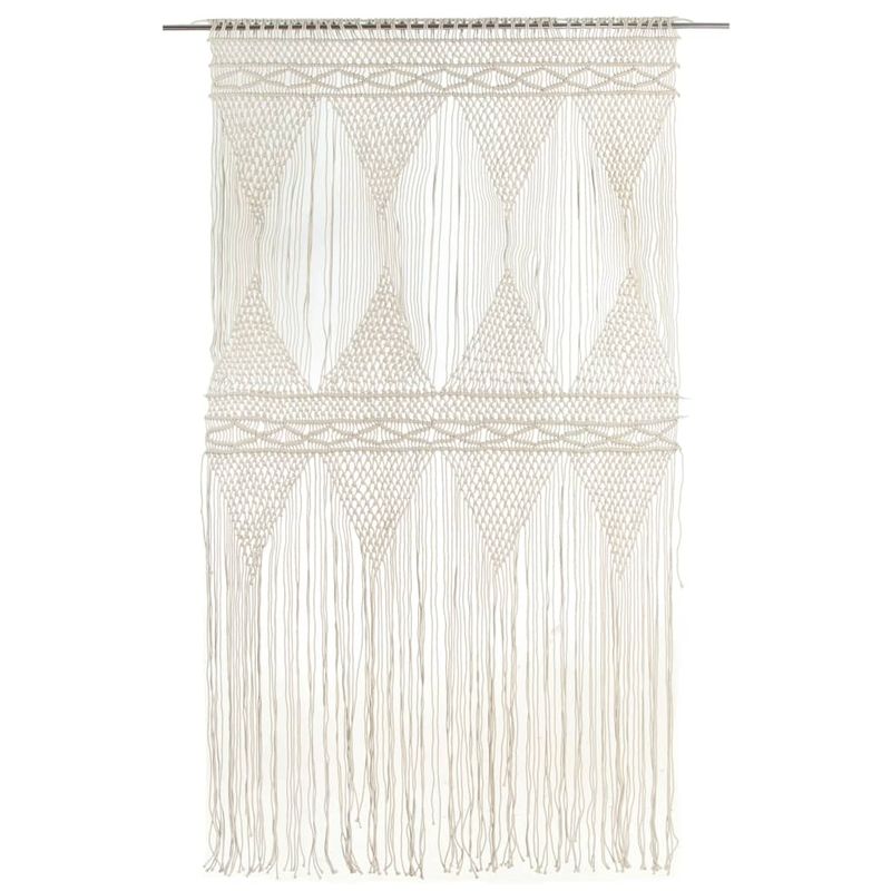 Casa si Gradina - Textile si covoare - Perdele si draperii - Perdele - Perdea macrame, 140 x 240 cm, bumbac - Infinity.ro