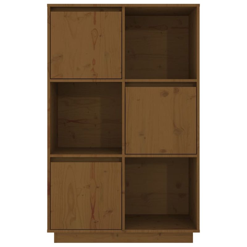 Casa si Gradina - Mobilier - Comode si corpuri - Corpuri bucatarie - Dulap inalt, maro miere, 74x35x117 cm, lemn masiv de pin - Infinity.ro