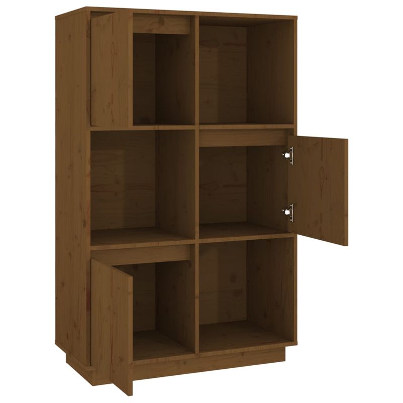 Casa si Gradina - Mobilier - Comode si corpuri - Corpuri bucatarie - Dulap inalt, maro miere, 74x35x117 cm, lemn masiv de pin - Infinity.ro
