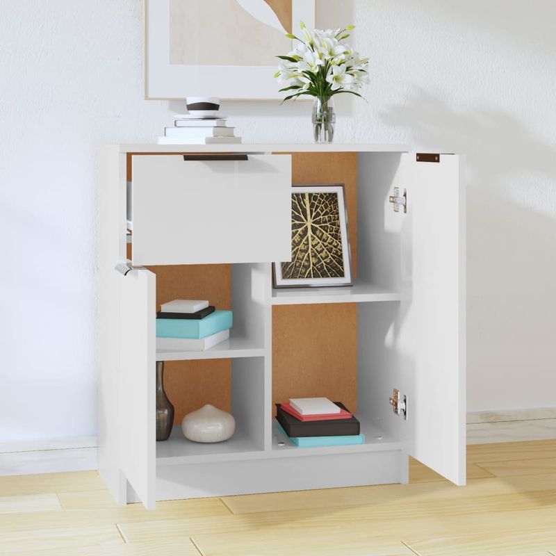 Casa si Gradina - Mobilier - Comode si corpuri - Comode - Servanta, alb, 60x30x70 cm, lemn prelucrat - Infinity.ro