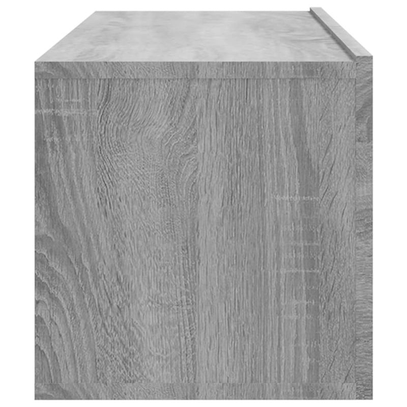 Casa si Gradina - Mobilier - Comode si corpuri - Comode - Dulapuri TV de perete , 2 buc., gri sonoma, 100x30x30 cm, lemn prelucrat - Infinity.ro