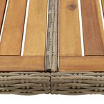 Casa si Gradina - Gradina si terasa - Mobilier exterior - Mese gradina - Masa de gradina, maro, 200 x 100 x 74 cm, poliratan - Infinity.ro