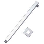 Casa si Gradina - Sanitare - Cazi si cabine de dus - Cadite dus - Brat suport dus, patrat, argintiu, 40 cm, otel inoxidabil 201 - Infinity.ro