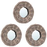 Casa si Gradina - Decoratiuni - Oglinzi - Oglinzi, 3 buc., 15 cm, rachita - Infinity.ro