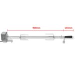Electronice si Electrocasnice - Aragazuri, cuptoare si hote - Cuptoare - Cuptoare electrice - Rotisor cu motor profesional pentru BBQ, otel, 900 mm - Infinity.ro