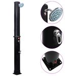 Casa si Gradina - Gradina si terasa - Piscine si accesorii - Accesorii piscine - Dus solar de exterior cu cap de dus și robinet, 40 L, negru - Infinity.ro