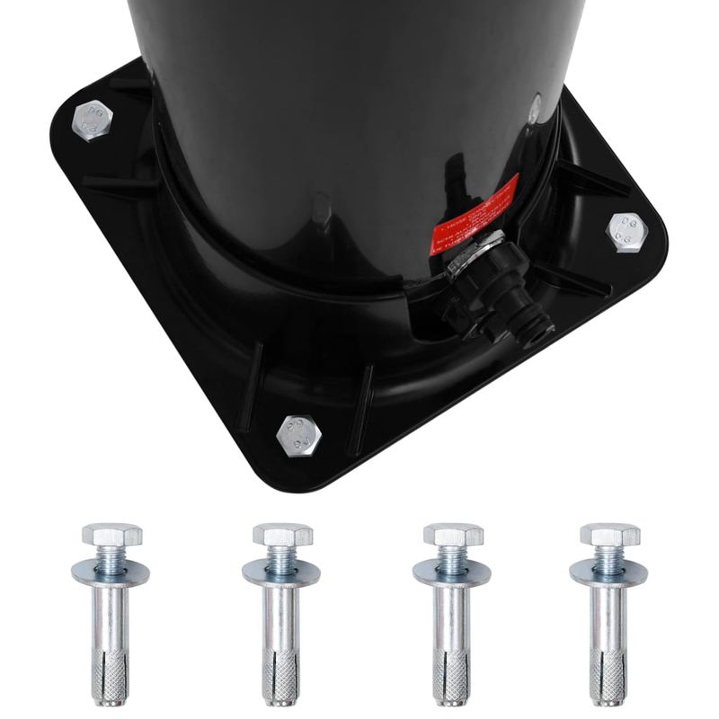 Casa si Gradina - Gradina si terasa - Piscine si accesorii - Accesorii piscine - Dus solar de exterior cu cap de dus și robinet, 40 L, negru - Infinity.ro