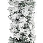 Casa si Gradina - Decoratiuni - Decoratiuni de sezon - Ghirlanda de Craciun cu zapada, verde, 5 m, PVC - Infinity.ro