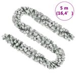 Casa si Gradina - Decoratiuni - Decoratiuni de sezon - Ghirlanda de Craciun cu zapada, verde, 5 m, PVC - Infinity.ro