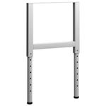 Casa si Gradina - Mobilier - Feronerie si accesorii mobila - Cadre banc lucru reglabile , 2 buc., gri, 55x(69-95,5) cm, metal - Infinity.ro
