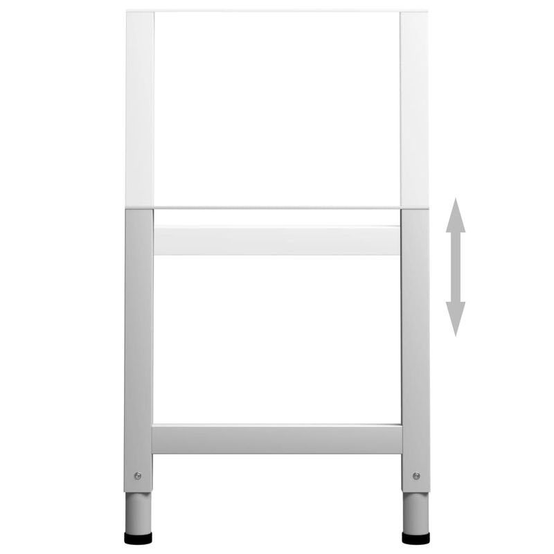 Casa si Gradina - Mobilier - Feronerie si accesorii mobila - Cadre banc lucru reglabile , 2 buc., gri, 55x(69-95,5) cm, metal - Infinity.ro