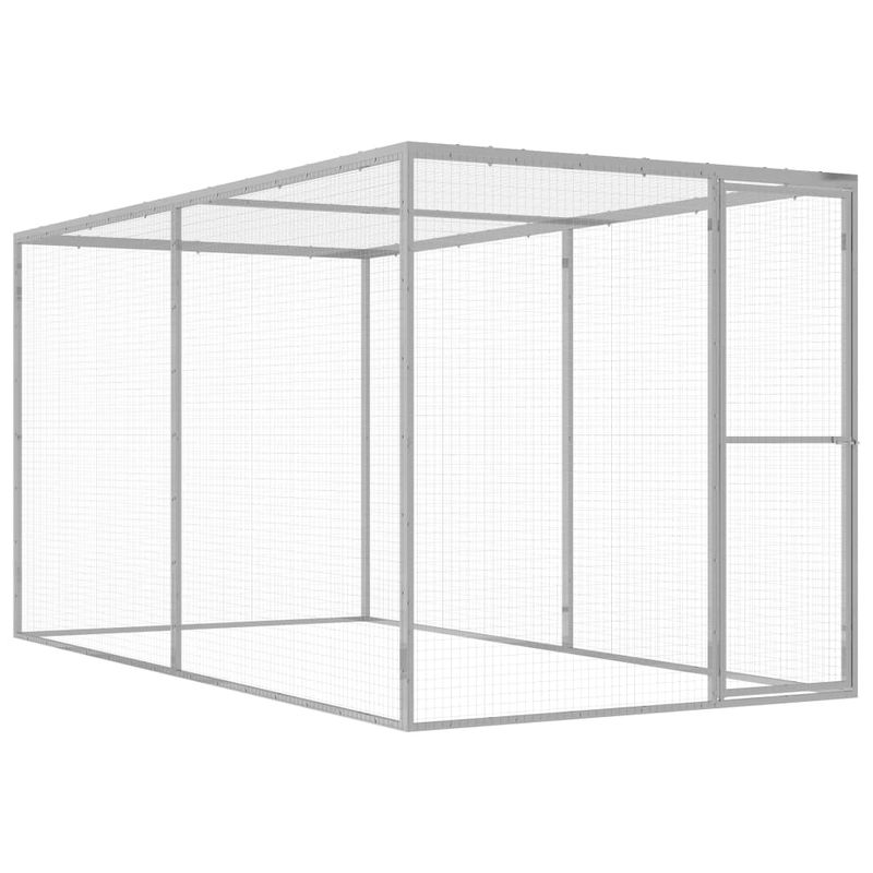Petshop - Accesorii petshop - Culcusuri si custi - Custi interior si exterior - Cusca pentru pisici, 3x1,5x1,5 m, otel galvanizat - Infinity.ro