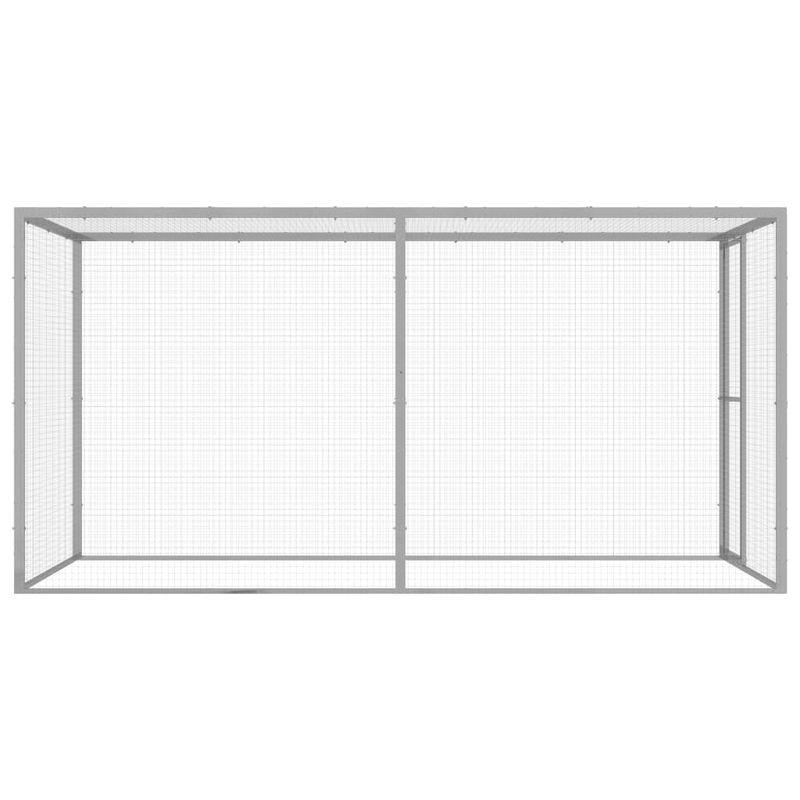 Petshop - Accesorii petshop - Culcusuri si custi - Custi interior si exterior - Cusca pentru pisici, 3x1,5x1,5 m, otel galvanizat - Infinity.ro