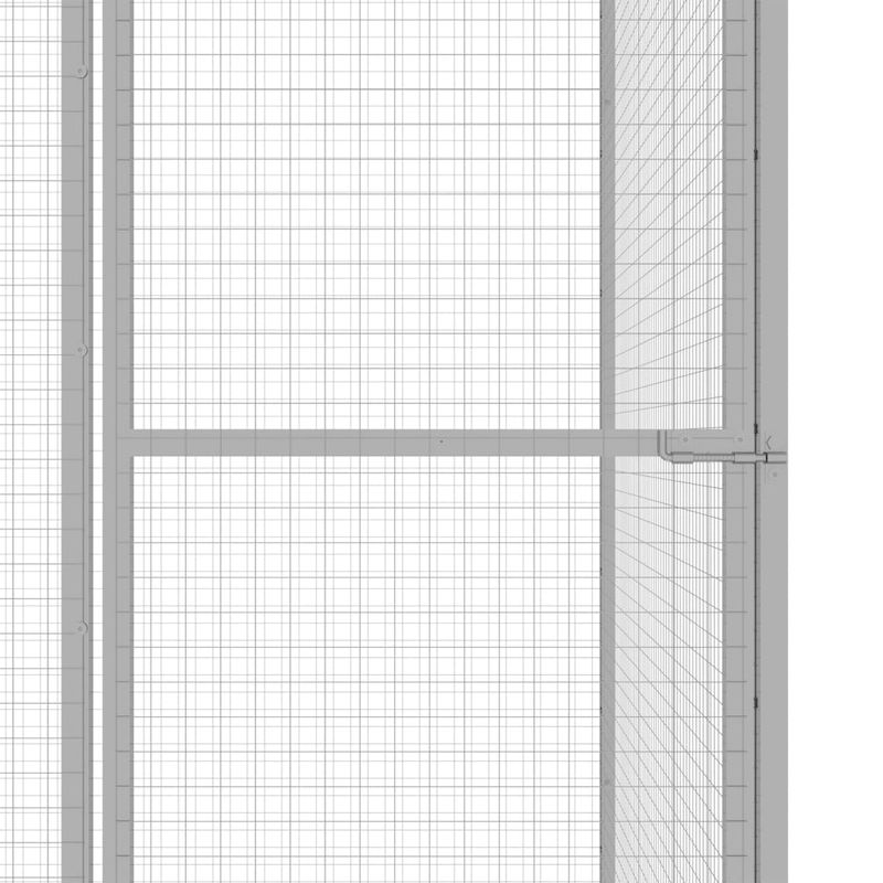Petshop - Accesorii petshop - Culcusuri si custi - Custi interior si exterior - Cusca pentru pisici, 3x1,5x1,5 m, otel galvanizat - Infinity.ro