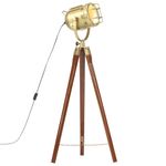 Casa si Gradina - Corpuri si surse de iluminat - Veioze si lampi - Lampadare - Lampa de podea cu trepied, 97 cm, lemn masiv de mango - Infinity.ro