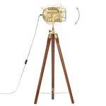 Casa si Gradina - Corpuri si surse de iluminat - Veioze si lampi - Lampadare - Lampa de podea cu trepied, 97 cm, lemn masiv de mango - Infinity.ro