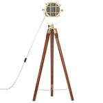 Casa si Gradina - Corpuri si surse de iluminat - Veioze si lampi - Lampadare - Lampa de podea cu trepied, 97 cm, lemn masiv de mango - Infinity.ro