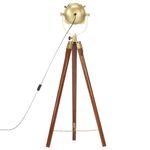 Casa si Gradina - Corpuri si surse de iluminat - Veioze si lampi - Lampadare - Lampa de podea cu trepied, 97 cm, lemn masiv de mango - Infinity.ro
