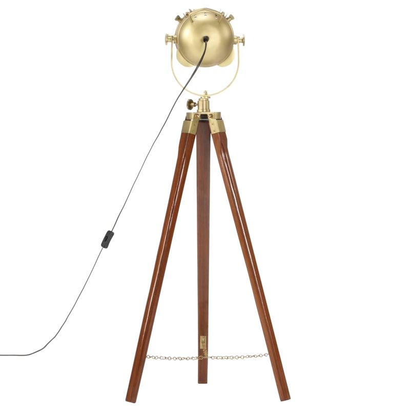 Casa si Gradina - Corpuri si surse de iluminat - Veioze si lampi - Lampadare - Lampa de podea cu trepied, 97 cm, lemn masiv de mango - Infinity.ro