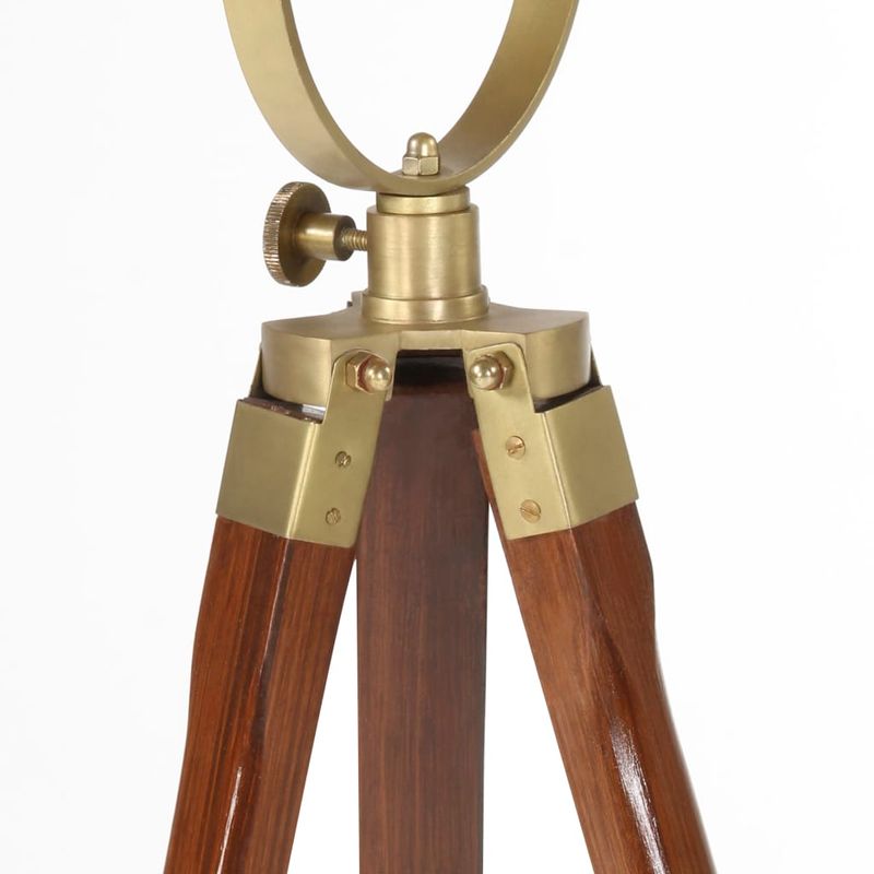 Casa si Gradina - Corpuri si surse de iluminat - Veioze si lampi - Lampadare - Lampa de podea cu trepied, 97 cm, lemn masiv de mango - Infinity.ro