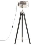Casa si Gradina - Corpuri si surse de iluminat - Veioze si lampi - Lampadare - Lampa de podea cu trepied, negru, 97 cm, lemn masiv de mango - Infinity.ro