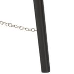 Casa si Gradina - Corpuri si surse de iluminat - Veioze si lampi - Lampadare - Lampa de podea cu trepied, negru, 97 cm, lemn masiv de mango - Infinity.ro