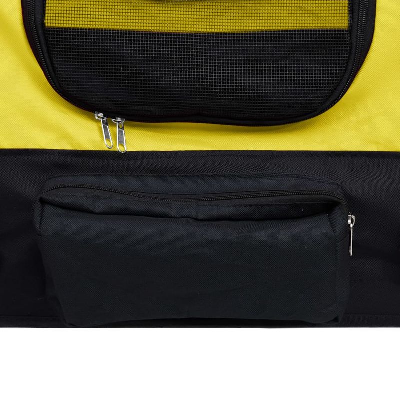 Petshop - Accesorii petshop - Culcusuri si custi - Genti si articole transport - Remorca bicicleta & carucior 2-in-1 animale, galben si negru - Infinity.ro