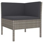 Casa si Gradina - Gradina si terasa - Mobilier exterior - Seturi mobila gradina - Set mobilier relaxare gradina cu perne, 3 piese, poliratan, număr de articole 3 - Infinity.ro
