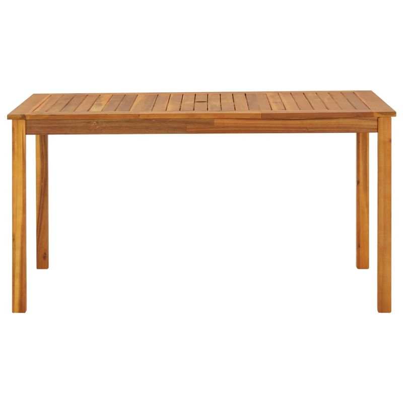 Casa si Gradina - Gradina si terasa - Mobilier exterior - Mese gradina - Masa de gradina, 140 x 80 x 74 cm, lemn masiv de acacia - Infinity.ro