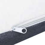 Casa si Gradina - Mobilier - Saltele si somiere - Toppere - Topper saltea pentru pat continental 200x120x5 cm - Infinity.ro