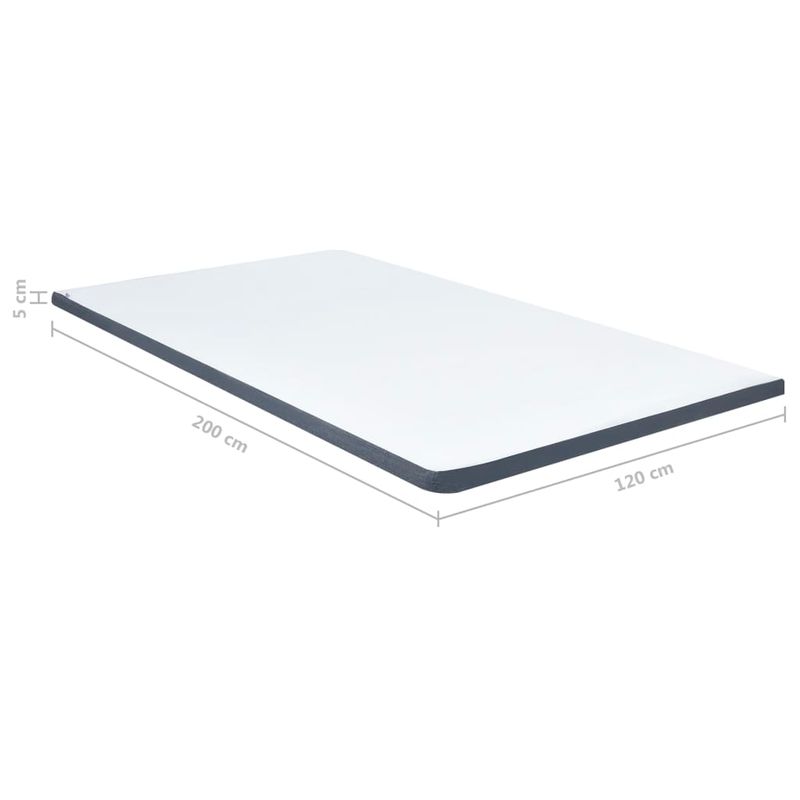 Casa si Gradina - Mobilier - Saltele si somiere - Toppere - Topper saltea pentru pat continental 200x120x5 cm - Infinity.ro
