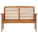 Casa si Gradina - Gradina si terasa - Mobilier exterior - Bancute de gradina - Banca de gradina, 119 cm, lemn masiv de acacia - Infinity.ro
