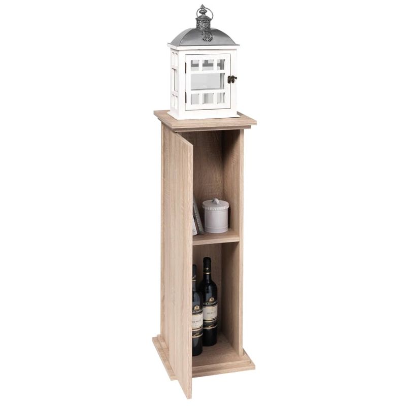 Casa si Gradina - Mobilier - Mese si birouri - Mese living - FMD Masa decorativa cu usa, stejar, 88,5 cm - Infinity.ro