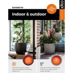 Casa si Gradina - Gradinarit si plante - Plante si ghivece - Ghivece si suporturi - Capi Jardiniera Urban Smooth, negru, 36x79 cm,  dreptunghiulara - Infinity.ro